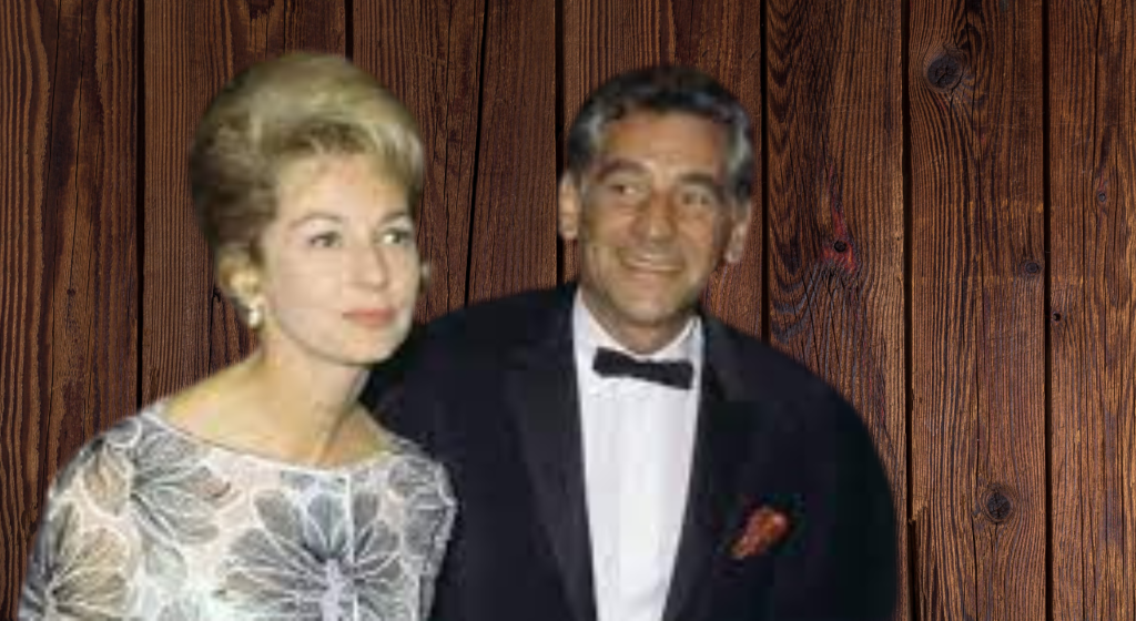 Leonard Bernstein and Felicia 